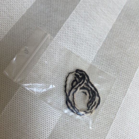 Club Monaco Italian yarn cardigan v-neck black and cream unisex XS - Picture 6 of 6